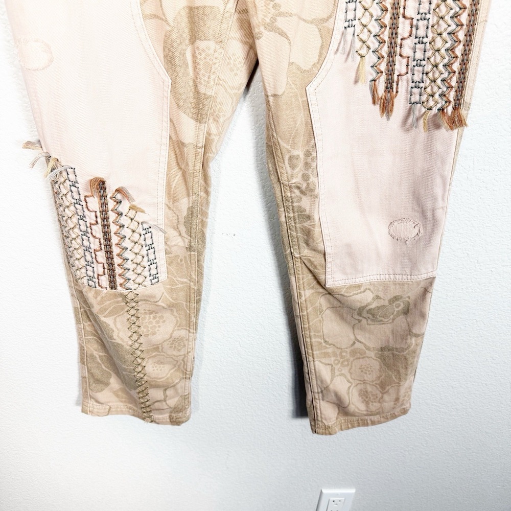 Anthropologie Pilcro The Camp Wanderer Patchwork Pants Size 30 Womens Boho Artsy - Picture 6 of 16